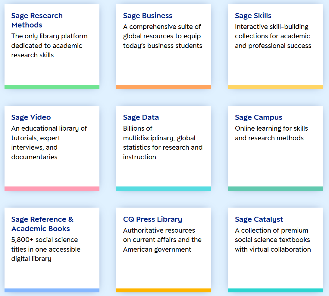 Publishers' resources